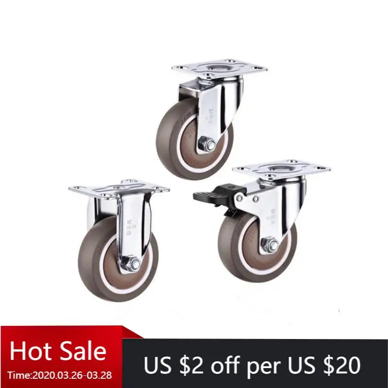 4 Packs 2.5 Inch Fixed Caster Rubber Mute Light Furniture Medical Shelf Wheel
4 Packs 2.5 Inch Fixed Caster Rubber Mute Light Furniture Medical Shelf Wheel