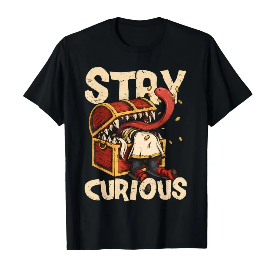Funny Frieren Elf Anime Treasure Stay Curious T-shirt For Men Women 100% Cotton T Shirts Short Sleeve Tops 0406-3
Funny Frieren Elf Anime Treasure Stay Curious T-shirt For Men Women 100% Cotton T Shirts Short Sleeve Tops 0406-3