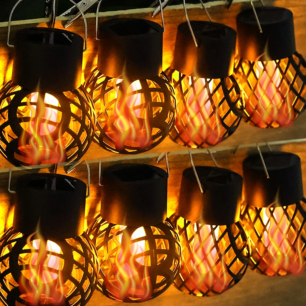 LED Solar Flame Effect Hanging Lantern Simulation Flame Lights Outdoor Garden Yard Path Patio Waterproof Landscape Decor Lamps
LED Solar Flame Effect Hanging Lantern Simulation Flame Lights Outdoor Garden Yard Path Patio Waterproof Landscape Decor Lamps