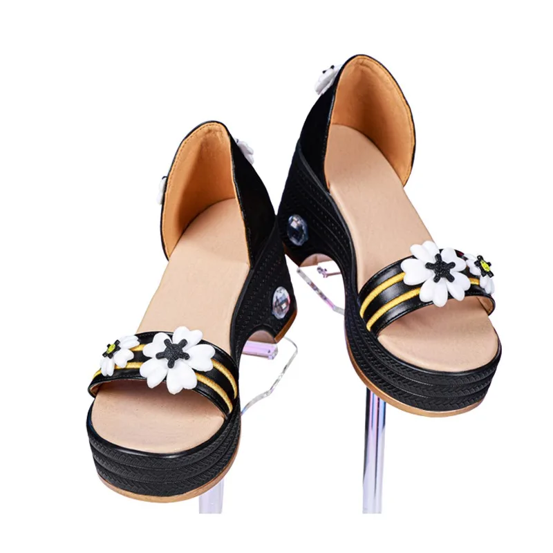 Sweet Style Womens Shoes Fashion Flower High Heeled Sandals for Woman Exquisite Lolita Casual Shoes Designer Shoes Zapatos Mujer
Sweet Style Womens Shoes Fashion Flower High Heeled Sandals for Woman Exquisite Lolita Casual Shoes Designer Shoes Zapatos Mujer