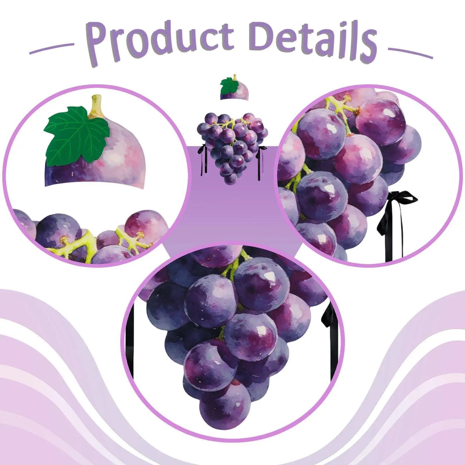 Grape Costume with Hat Lightweight Roles Play Cosplay Props for Themed Party
Grape Costume with Hat Lightweight Roles Play Cosplay Props for Themed Party
