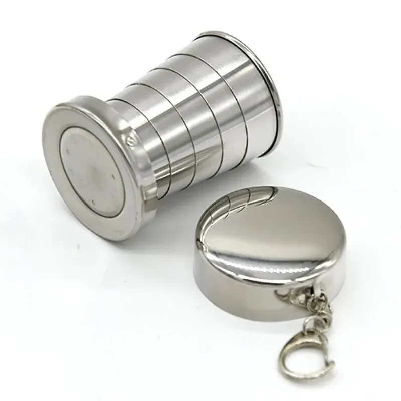 Outdoor Portable Outdoor Camping Portable Metal Stainless Steel Telescopic Cups Folding Cups Drinks Cups.
Outdoor Portable Outdoor Camping Portable Metal Stainless Steel Telescopic Cups Folding Cups Drinks Cups.