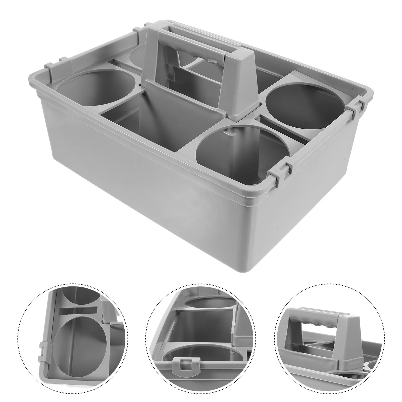 Handle Cleaning Supplies Basket Plastic Organizer Multipurpose Storage Tool Container for Home Hotel Cleaning Tool Tote with
Handle Cleaning Supplies Basket Plastic Organizer Multipurpose Storage Tool Container for Home Hotel Cleaning Tool Tote with