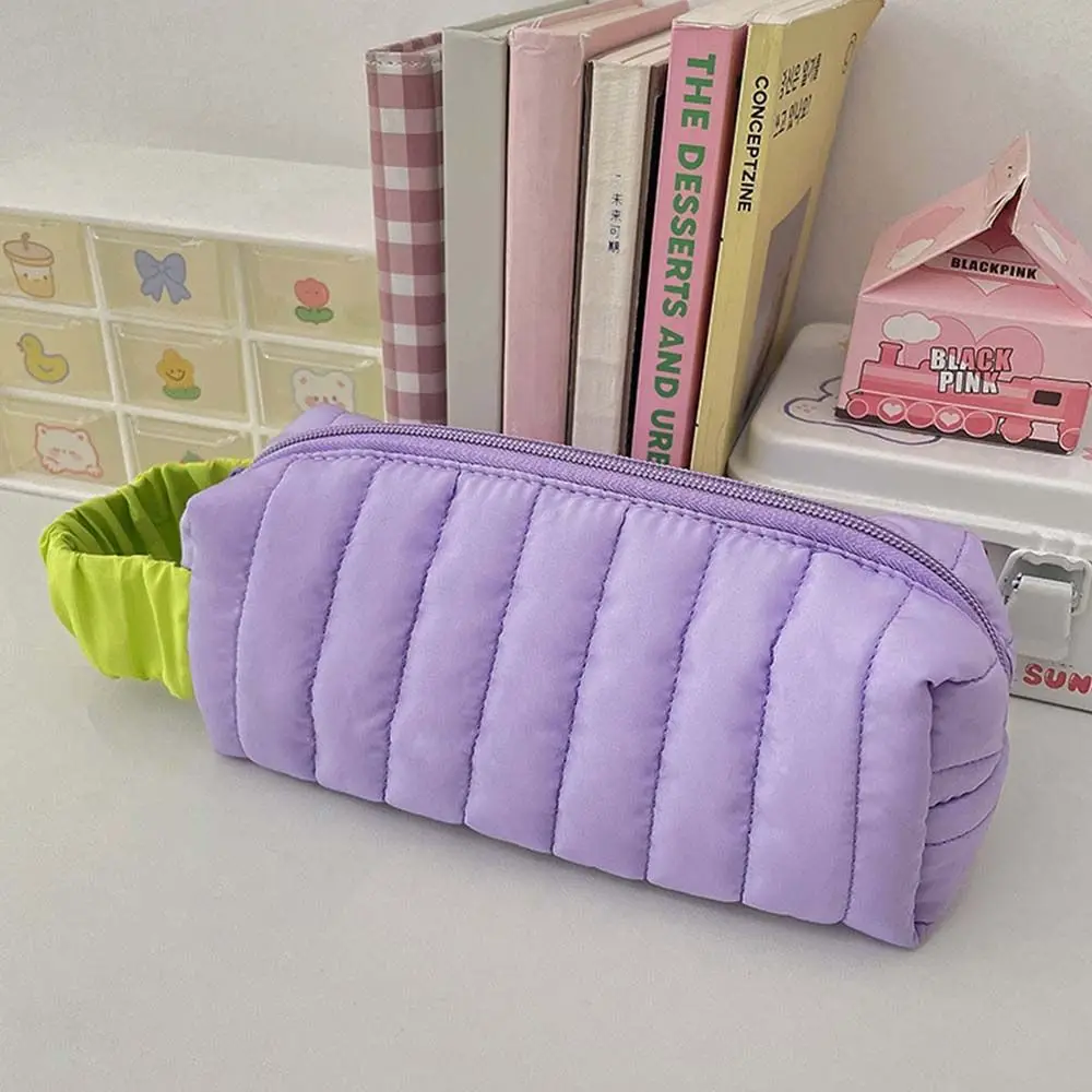 Soft Large Capacity Solid Color with Wrist Band School Supplies Pencil Case Cosmetic Storage Box Makeup Organizer Pencil Bag
Soft Large Capacity Solid Color with Wrist Band School Supplies Pencil Case Cosmetic Storage Box Makeup Organizer Pencil Bag