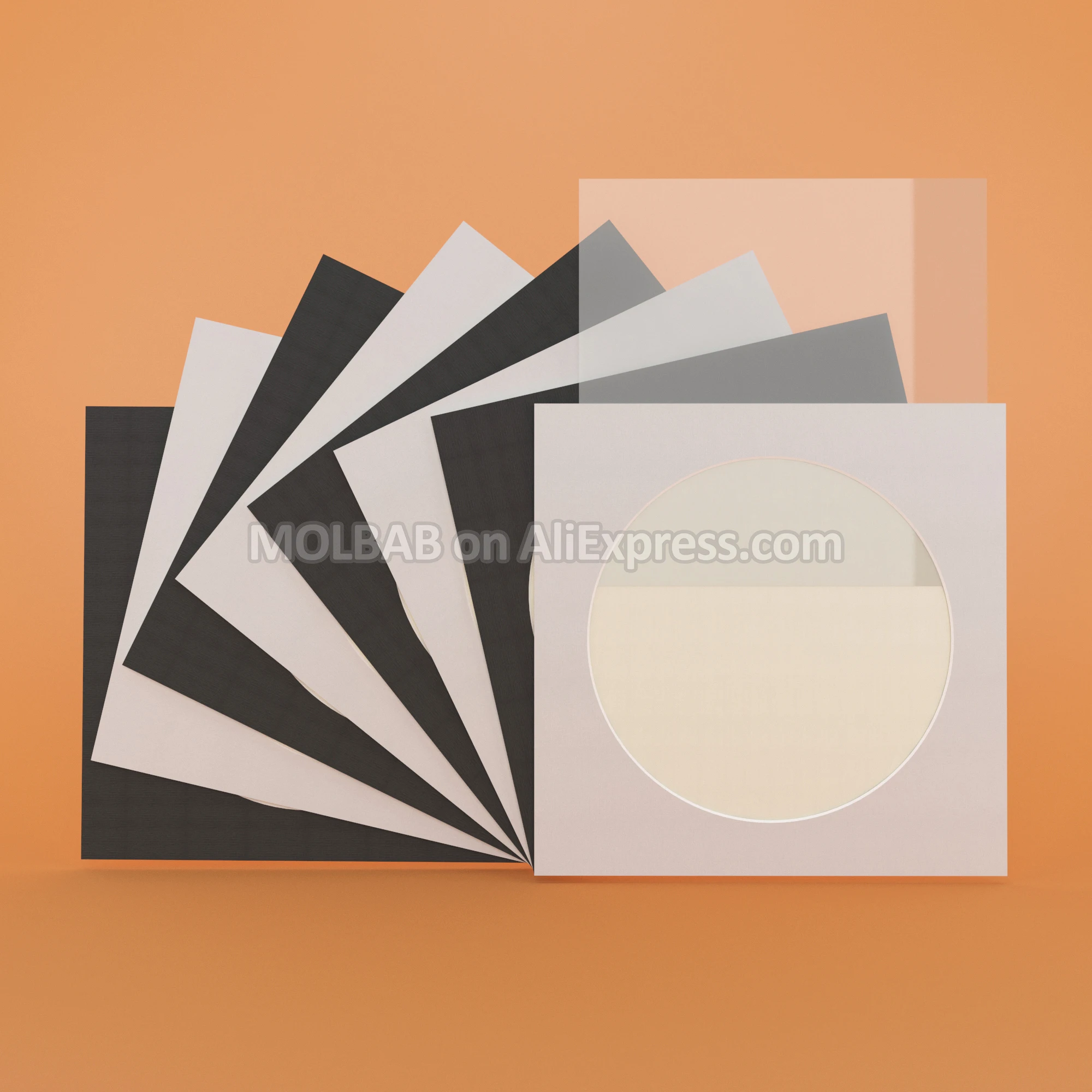 Round Opening Square Paperboard Picture Frame White/Black Mat Board Wall Mounted For Painting Décor DIY Paper Crafts 8PCS/Lot
Round Opening Square Paperboard Picture Frame White/Black Mat Board Wall Mounted For Painting Décor DIY Paper Crafts 8PCS/Lot