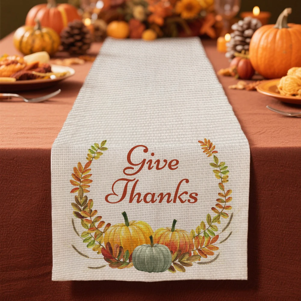 autumn table runners for dining table decoration & accessories Thanksgiving Day Harvest Festival give thanks tablecloth
autumn table runners for dining table decoration & accessories Thanksgiving Day Harvest Festival give thanks tablecloth