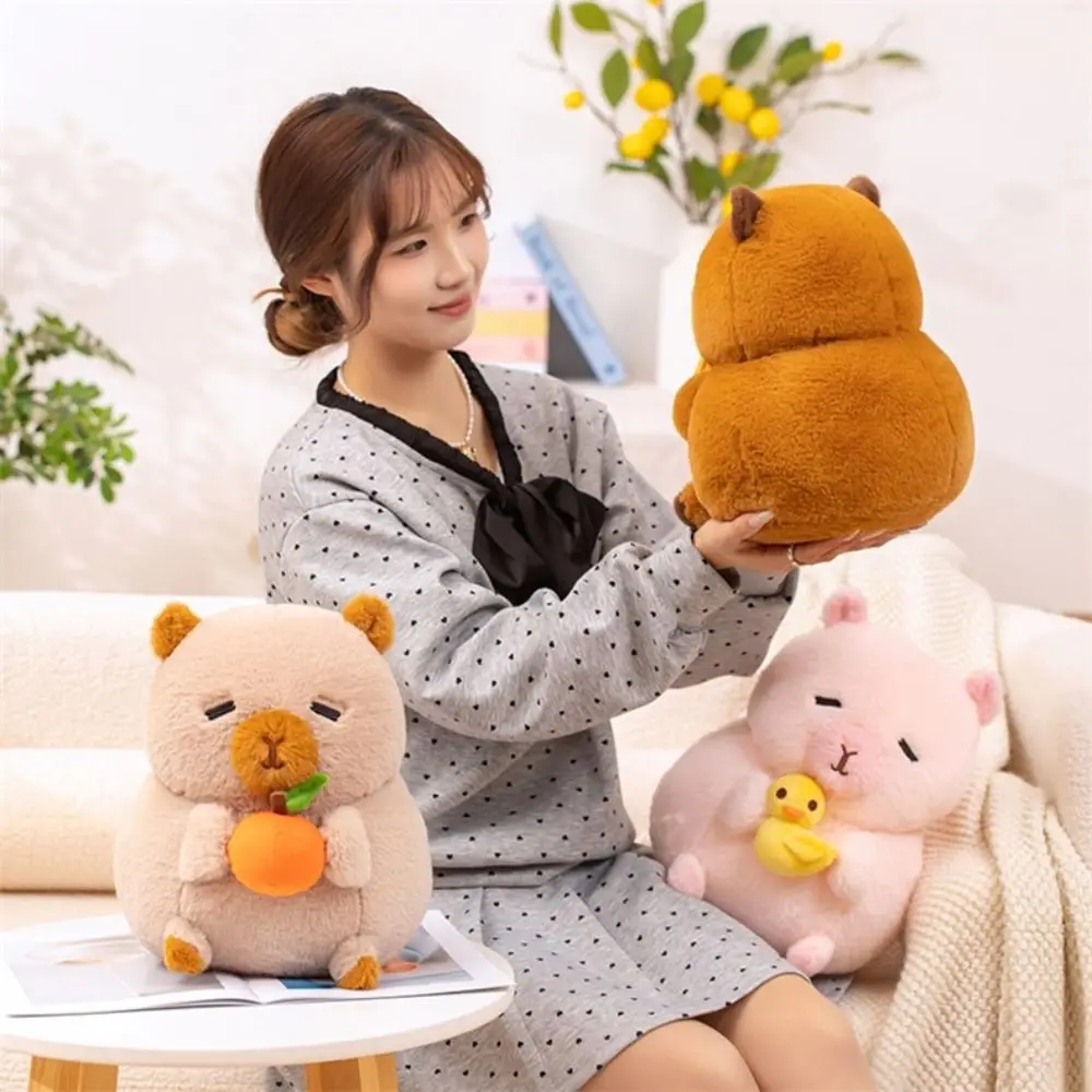 Orange Capybara Plush Doll Duck Cartoon Capybara Plush Toy Simulation Fluffy Capybara Holding Toy Birthday Gift
Orange Capybara Plush Doll Duck Cartoon Capybara Plush Toy Simulation Fluffy Capybara Holding Toy Birthday Gift
