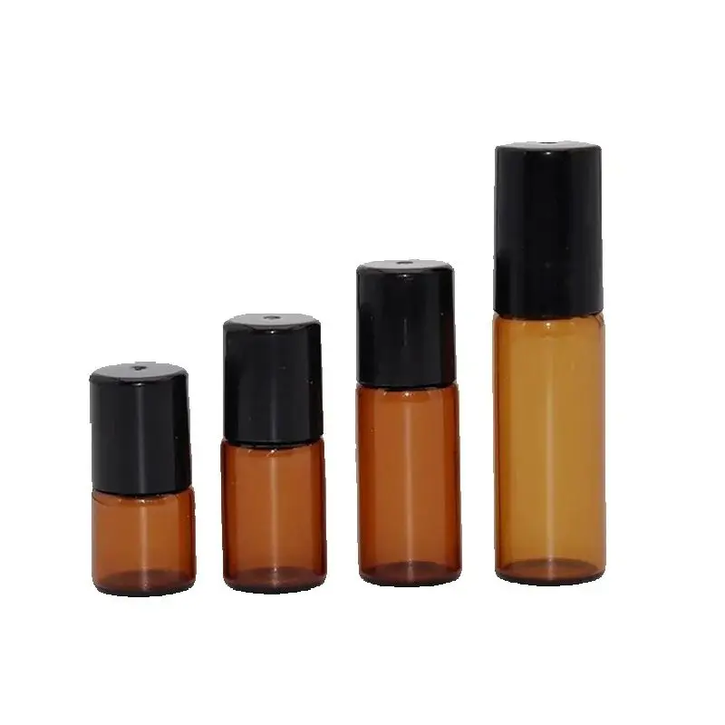 50pcs or 100pcs Amber Brown Glass Roll on Bottle with Glass and Metal Ball Brown Thin Glass Roller Essential Oil Vials
50pcs or 100pcs Amber Brown Glass Roll on Bottle with Glass and Metal Ball Brown Thin Glass Roller Essential Oil Vials