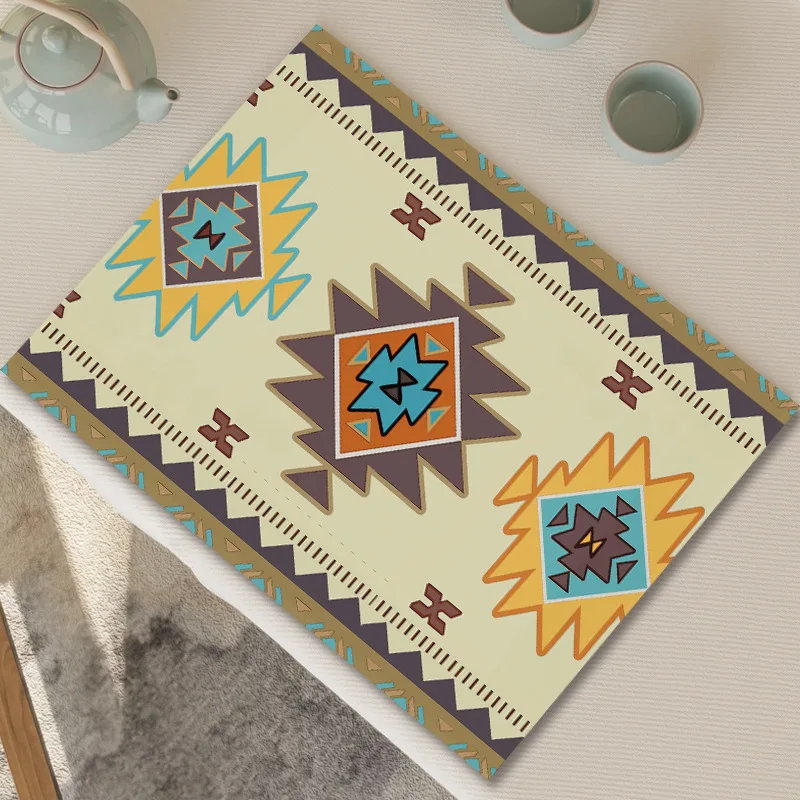 4PCS AZTEC Tribal Placemat Kitchen Dining Table Decor Linen Tableware Mats Coaster Geometric Figures Pads Kitchen Accessories
4PCS AZTEC Tribal Placemat Kitchen Dining Table Decor Linen Tableware Mats Coaster Geometric Figures Pads Kitchen Accessories