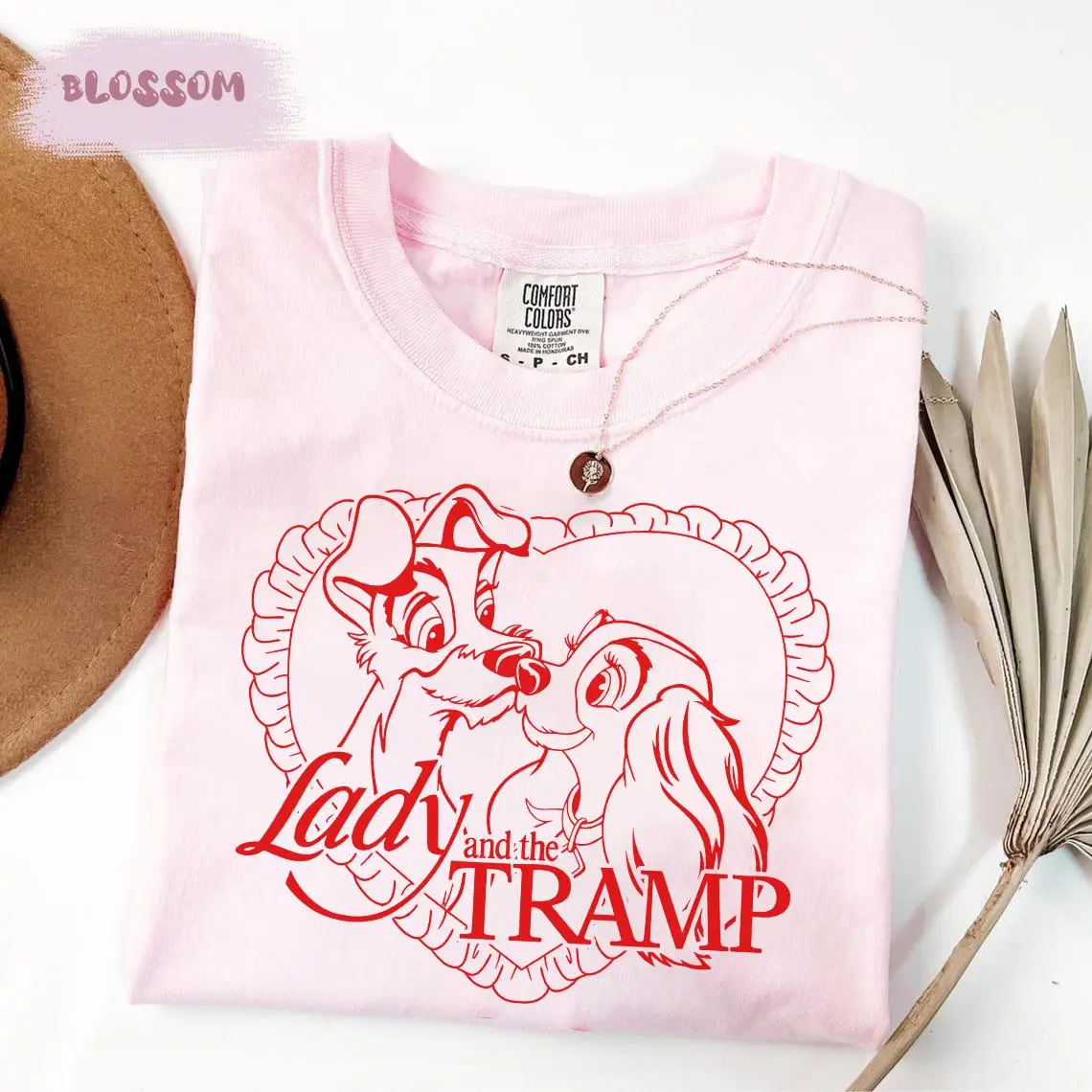 Disney Coquette Bow Heart "Miss and The Tramp" Kiss T-shirt, Miss and The Tramp T-shirt, Disney Dog T-shirt
Disney Coquette Bow Heart "Miss and The Tramp" Kiss T-shirt, Miss and The Tramp T-shirt, Disney Dog T-shirt