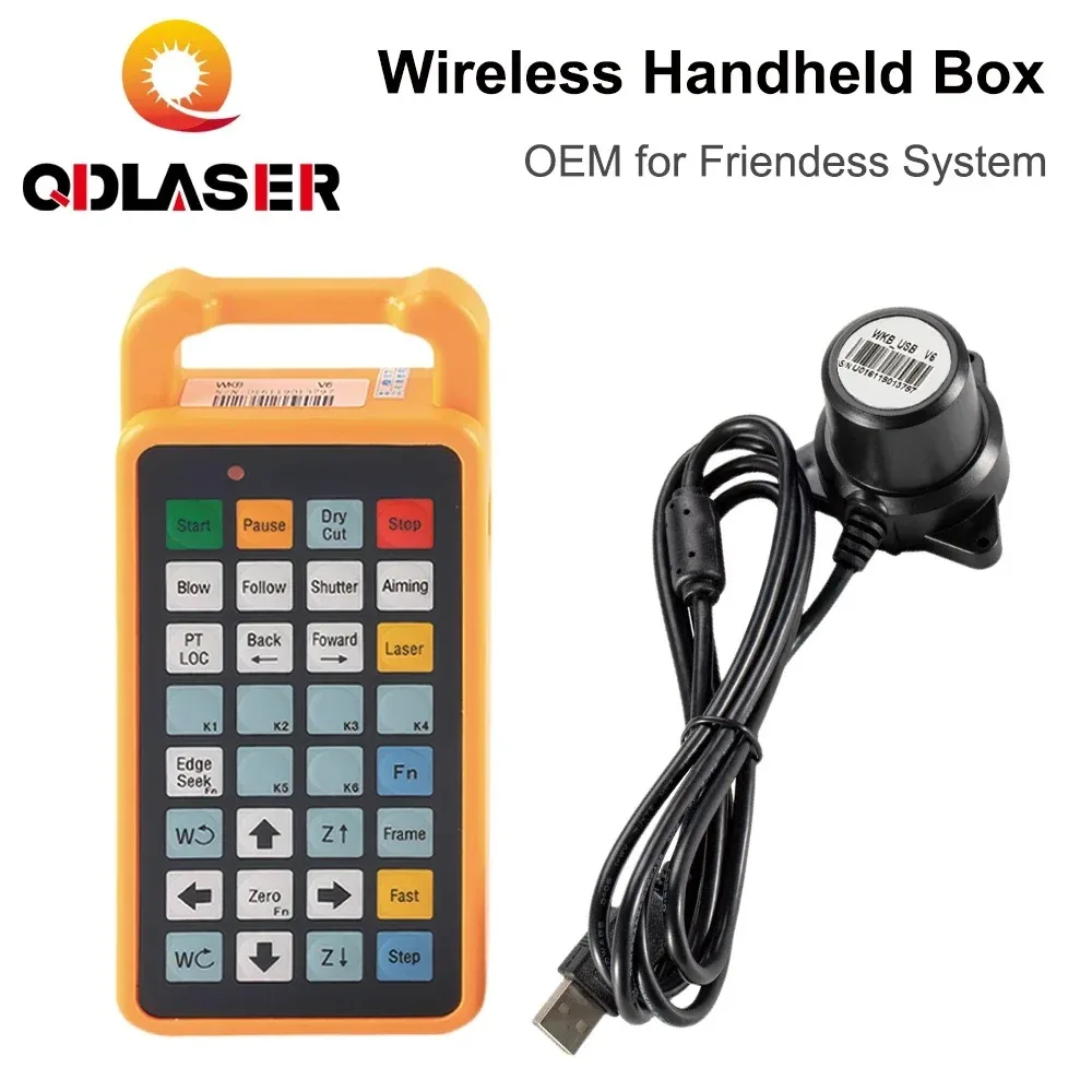 QDLASER FSCUT Wireless handle box Fiber laser control system OEM for Fiber optic FSCUT FSCUT2000C CypCut BCS100 BMC1604
QDLASER FSCUT Wireless handle box Fiber laser control system OEM for Fiber optic FSCUT FSCUT2000C CypCut BCS100 BMC1604