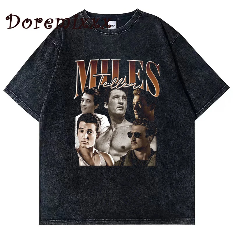 Miles Teller Graphic T-shirts Hip Hop Tshirt Top Summer Short Sleeve Cotton Streetweat Leisure T Shirt Male Oversized Clothes
Miles Teller Graphic T-shirts Hip Hop Tshirt Top Summer Short Sleeve Cotton Streetweat Leisure T Shirt Male Oversized Clothes