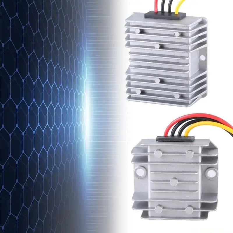 E56B Rugged DC24V to 12V Electrical Power Adapter, Aluminum 10A/20A Optional for Truck and Car Gadgets
E56B Rugged DC24V to 12V Electrical Power Adapter, Aluminum 10A/20A Optional for Truck and Car Gadgets