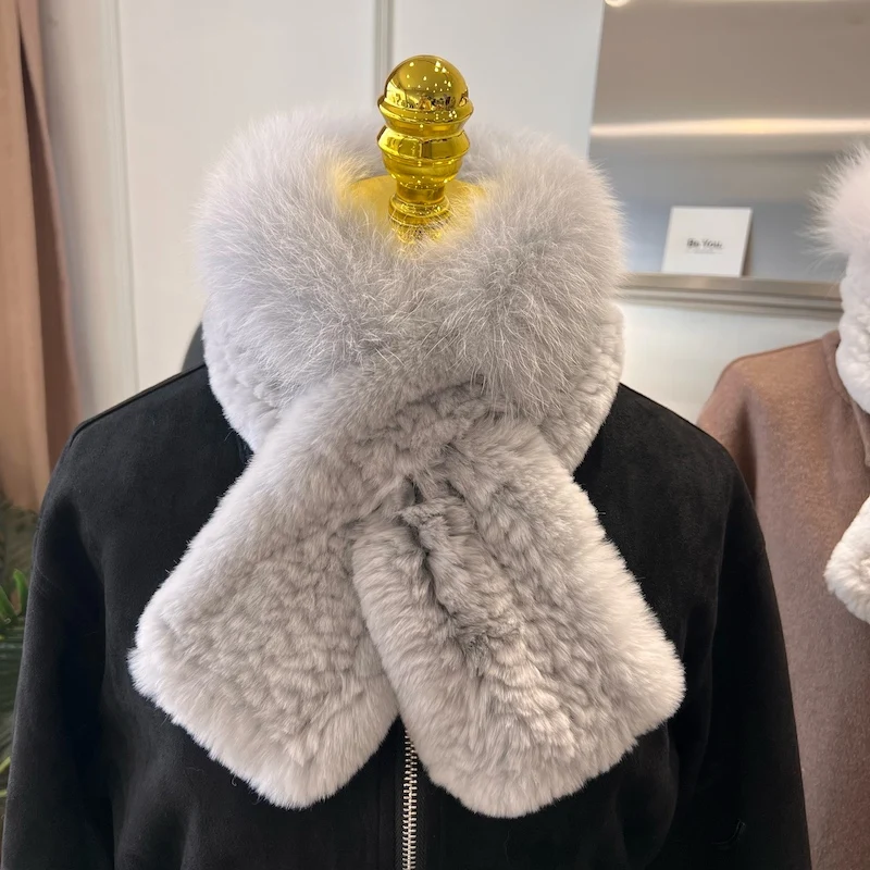 2025 Women Real Rex Rabbit Fur Scarf Neckchief Handmade Winter Stretch Fur Scarf Genuine Girls Natural Fur Ring Scarves
2025 Women Real Rex Rabbit Fur Scarf Neckchief Handmade Winter Stretch Fur Scarf Genuine Girls Natural Fur Ring Scarves