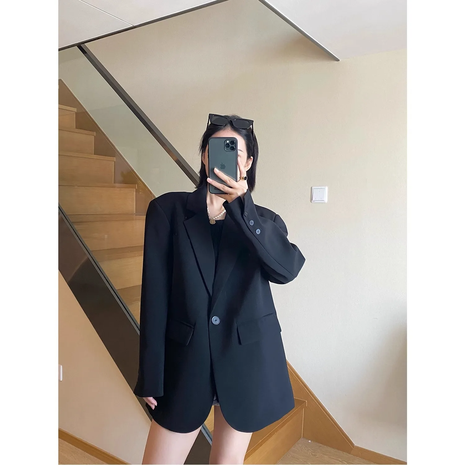 Blazer Oversize Women Women'S Summer Suit Turndown Regular Tight Pearl Age Reducing Off-Shoulder Vacation Cold
Blazer Oversize Women Women'S Summer Suit Turndown Regular Tight Pearl Age Reducing Off-Shoulder Vacation Cold