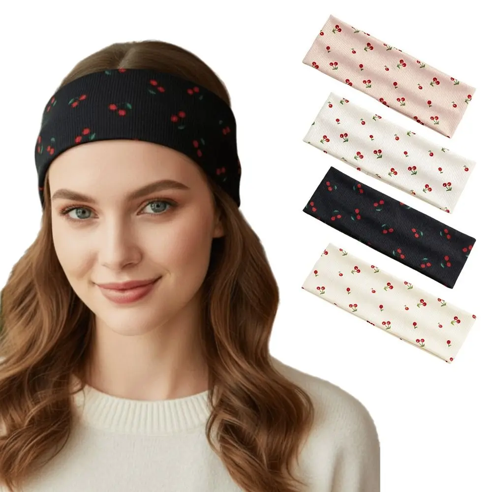 Durable Cherry Print Yoga Headband Elastic Breathable Makeup Headband Sweat-absorbent Hair Accessories Sport Hairband Sports
Durable Cherry Print Yoga Headband Elastic Breathable Makeup Headband Sweat-absorbent Hair Accessories Sport Hairband Sports