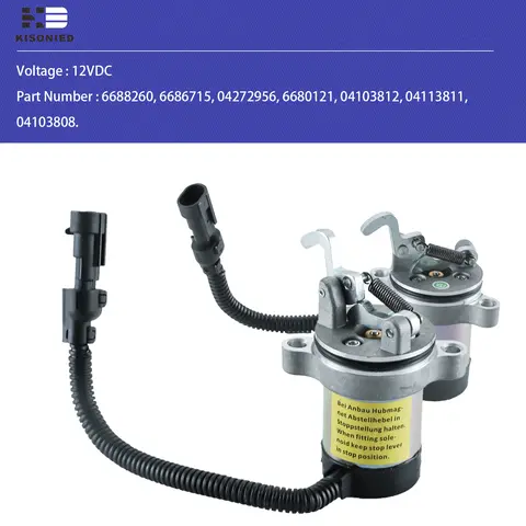 12V Fuel Shut Off Solenoid 04103808 04113811 04103812 04103808 04103818 for Deutz Engine F3L F3M F4L F4M 1011 2011 Stop Solenoid