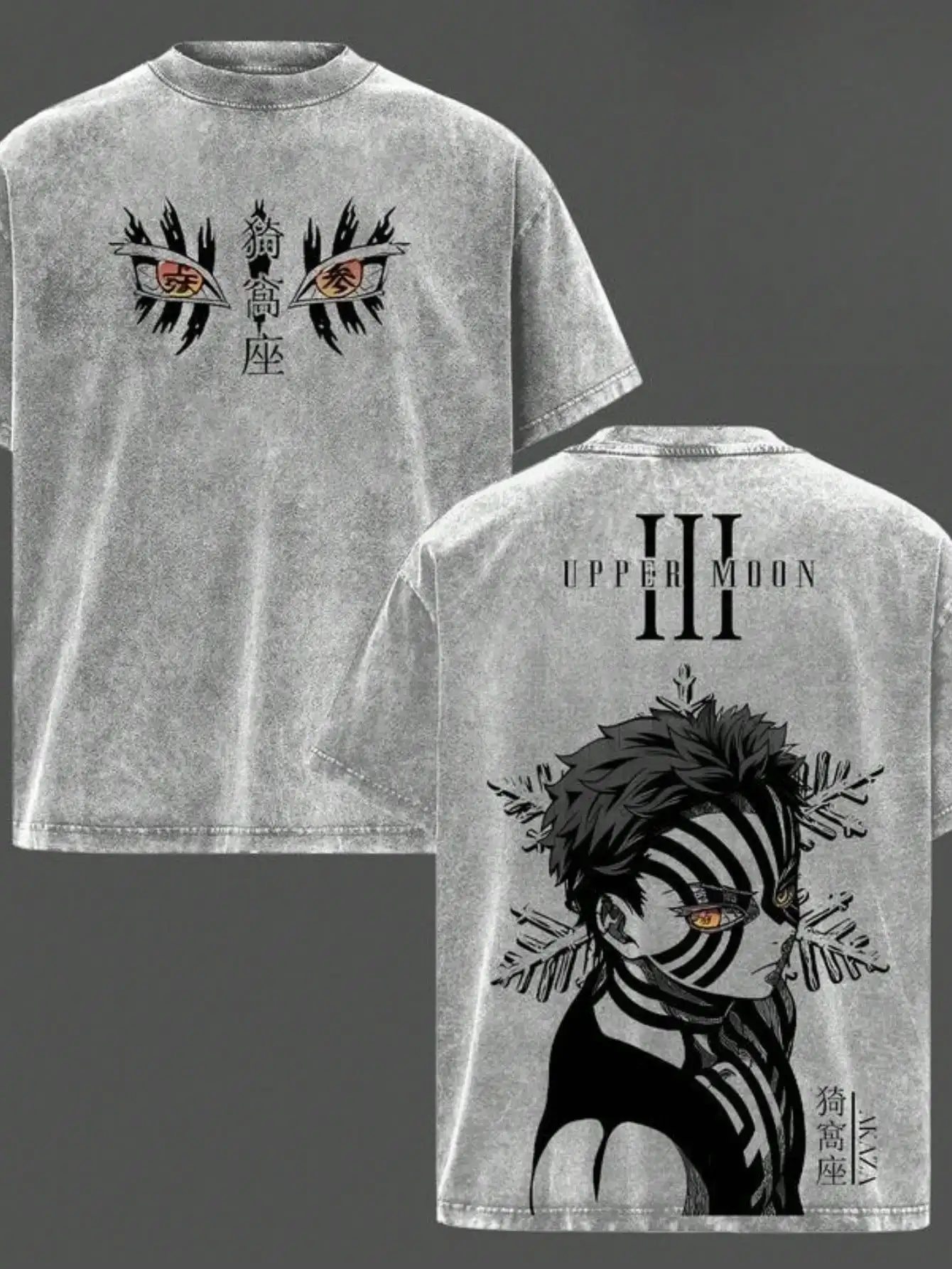 Distressed Washed Cotton Graphic Tee with Abstract Eye Motif, Loose Fit Streetwear Top
Distressed Washed Cotton Graphic Tee with Abstract Eye Motif, Loose Fit Streetwear Top