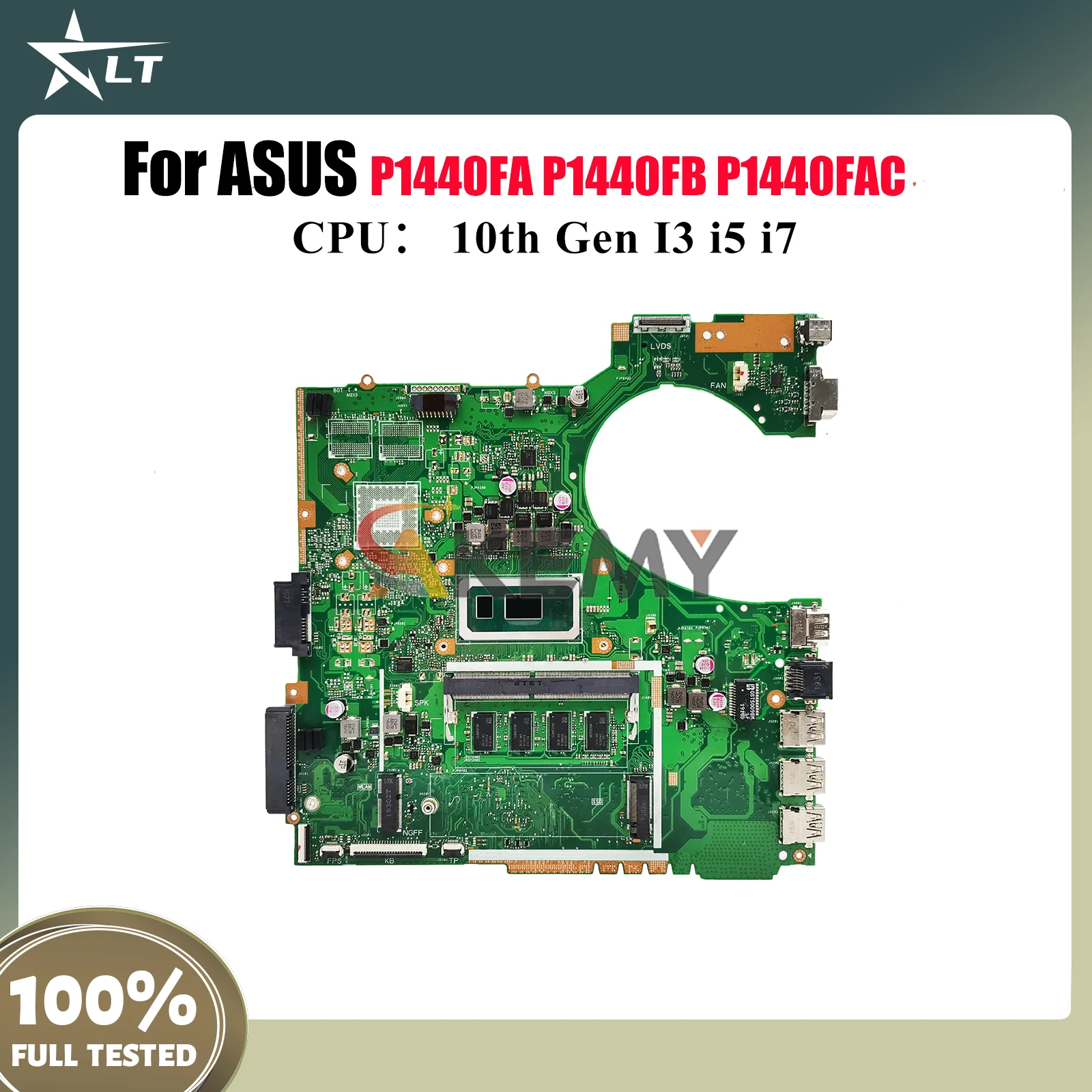 P1440FA Laptop Motherboard For ASUS ProArt P1440FA P1440F P1440FB P1440FAC Mainboard With 10th Gen I3 i5 i7 100% tests OK stk
P1440FA Laptop Motherboard For ASUS ProArt P1440FA P1440F P1440FB P1440FAC Mainboard With 10th Gen I3 i5 i7 100% tests OK stk