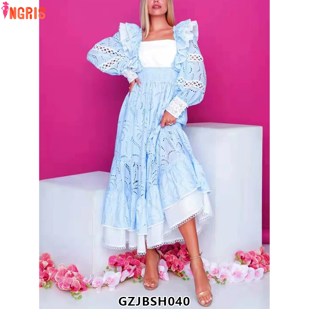 Women's Dresses 2025 Summer New Light Familiar Style Design Sense Lace Edge Dress Female-GZJBSH040
Women's Dresses 2025 Summer New Light Familiar Style Design Sense Lace Edge Dress Female-GZJBSH040