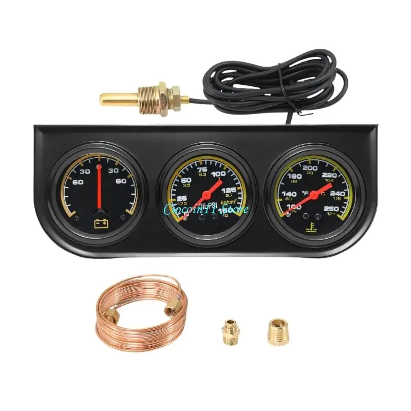 Y1UB 52MM Three Readout Panel For Live Engine Tracking Oil Temperature And Battery Measurements
Y1UB 52MM Three Readout Panel For Live Engine Tracking Oil Temperature And Battery Measurements