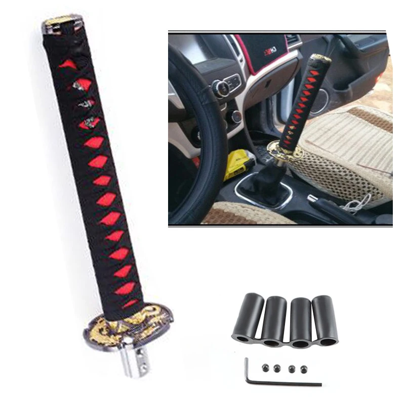 Universal shift lever replacement parts shift knob 20cm/26cm shift knob with adapter diy installation katana model
Universal shift lever replacement parts shift knob 20cm/26cm shift knob with adapter diy installation katana model