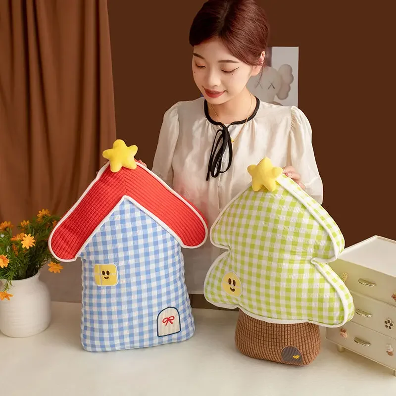 Cartoon Fairy Tale Hut Plush Pillow Creative House Bedside Doll Children's Room Headrest Cushion Home Textile Decortaion
Cartoon Fairy Tale Hut Plush Pillow Creative House Bedside Doll Children's Room Headrest Cushion Home Textile Decortaion