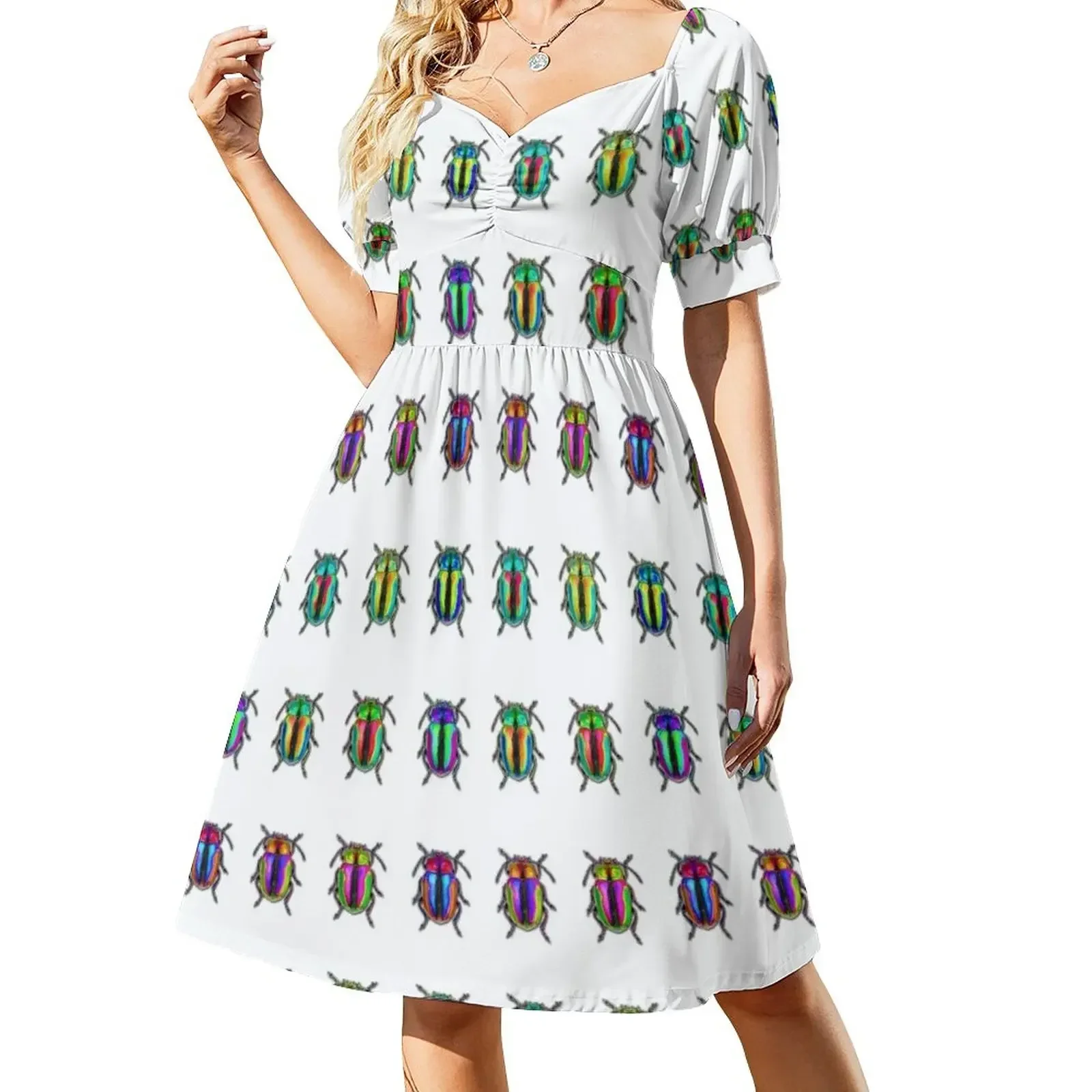 Colorful Iridescent Dogbane Beetle Short-Sleeved Dress Dance dresses dress for women 2025 Woman dresses Dress
Colorful Iridescent Dogbane Beetle Short-Sleeved Dress Dance dresses dress for women 2025 Woman dresses Dress