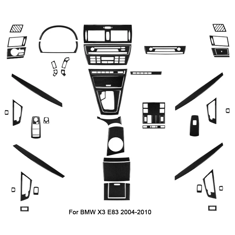 For BMW X3 E83 2004-2010 Carbon Fiber Car Interior Dashboard Panel Cover Trim Decoration Stickers Auto Accessories
For BMW X3 E83 2004-2010 Carbon Fiber Car Interior Dashboard Panel Cover Trim Decoration Stickers Auto Accessories