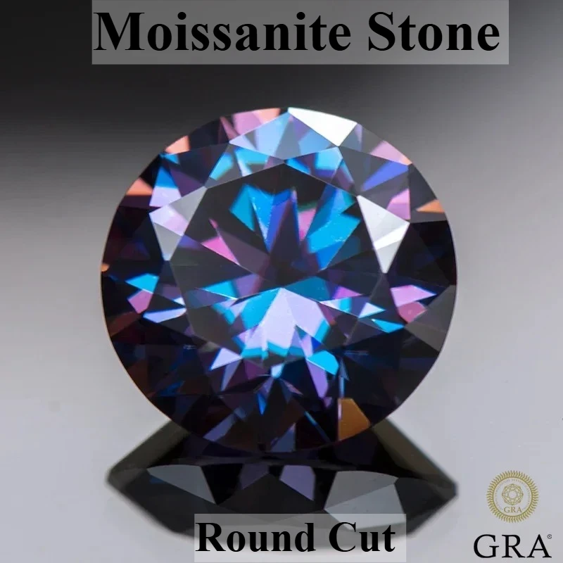Moissanite Stone Imperial Purple Colour Round Cut Lab Created Gemstone Diamond Jewelry Making Materials With GRA Certificate
Moissanite Stone Imperial Purple Colour Round Cut Lab Created Gemstone Diamond Jewelry Making Materials With GRA Certificate