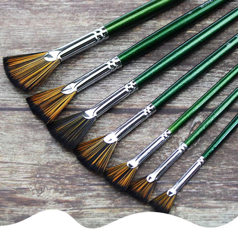 6Pcs Fish Tail Nylon Hair Art Paint Brushes Wooden Handle Durable Professional Painting Set for Watercolor Gouache Oil Acrylic
6Pcs Fish Tail Nylon Hair Art Paint Brushes Wooden Handle Durable Professional Painting Set for Watercolor Gouache Oil Acrylic