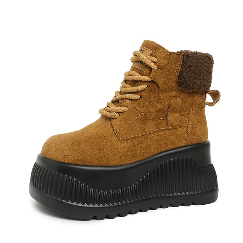 New 2026 Fashion Brand Winter Shoe Women Snow Boots Thick Sole Warm Plush Shoes Genuine Leather Suede Women Ankle Boots Sneakers
New 2026 Fashion Brand Winter Shoe Women Snow Boots Thick Sole Warm Plush Shoes Genuine Leather Suede Women Ankle Boots Sneakers