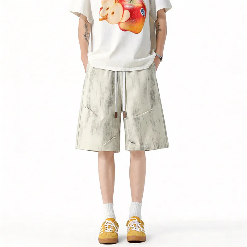 2026 Summer New Casual Shorts for Men Elastic Waist Drawstring Loose Tie-dye Shorts
2026 Summer New Casual Shorts for Men Elastic Waist Drawstring Loose Tie-dye Shorts