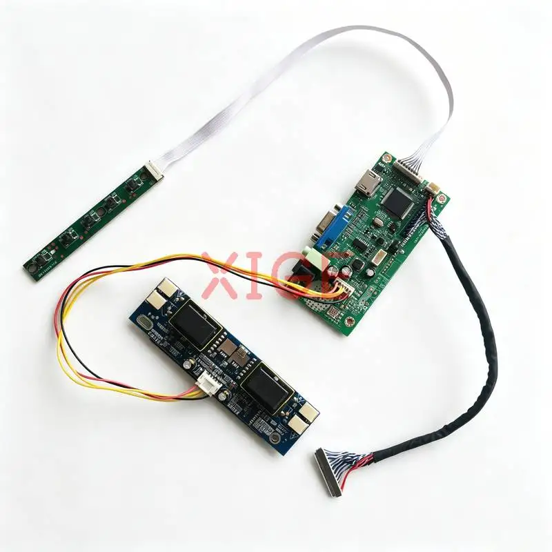 Monitor Controller Drive Board Fit M190MWW3 M190MWW1 HSD190MGW1 HT190WG1 4-CCFL 1440*900 LVDS 30-Pins 1440x900 HDMI+VGA DIY Kit
Monitor Controller Drive Board Fit M190MWW3 M190MWW1 HSD190MGW1 HT190WG1 4-CCFL 1440*900 LVDS 30-Pins 1440x900 HDMI+VGA DIY Kit