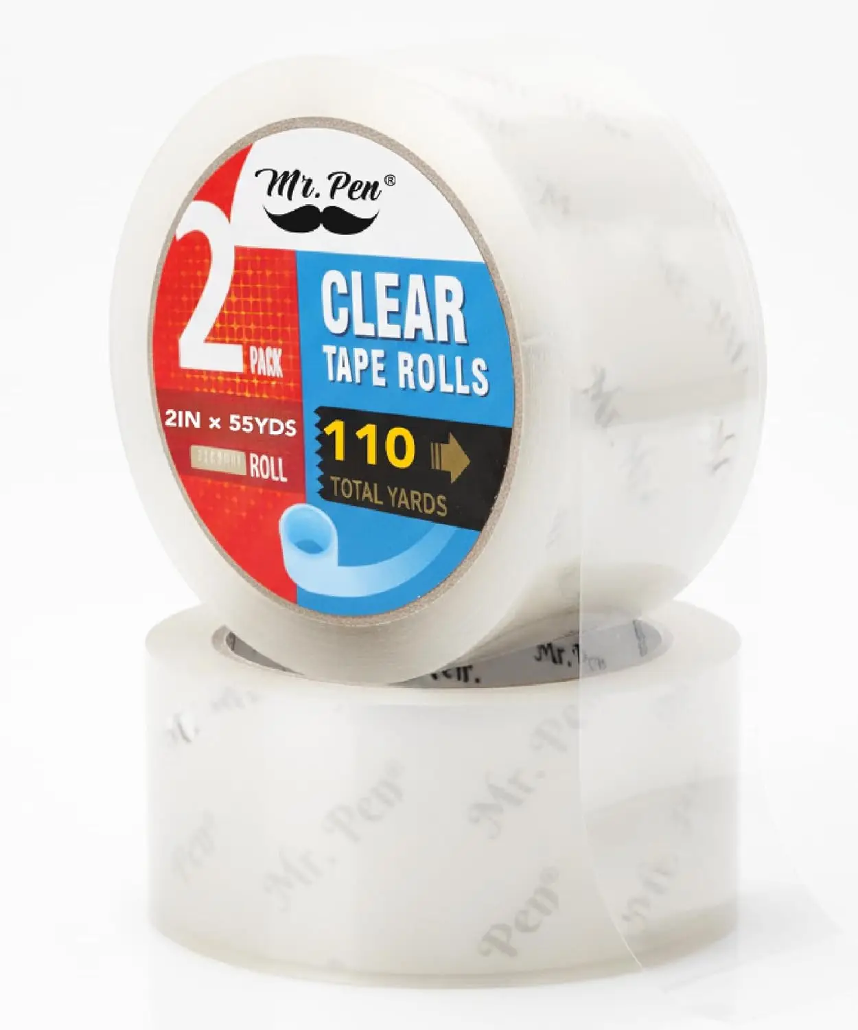 Clear Packing Tape 2 Pack, 2 Inch x 60 Yards, No Smell, Strong Adhesive for Shipping and Moving
Clear Packing Tape 2 Pack, 2 Inch x 60 Yards, No Smell, Strong Adhesive for Shipping and Moving