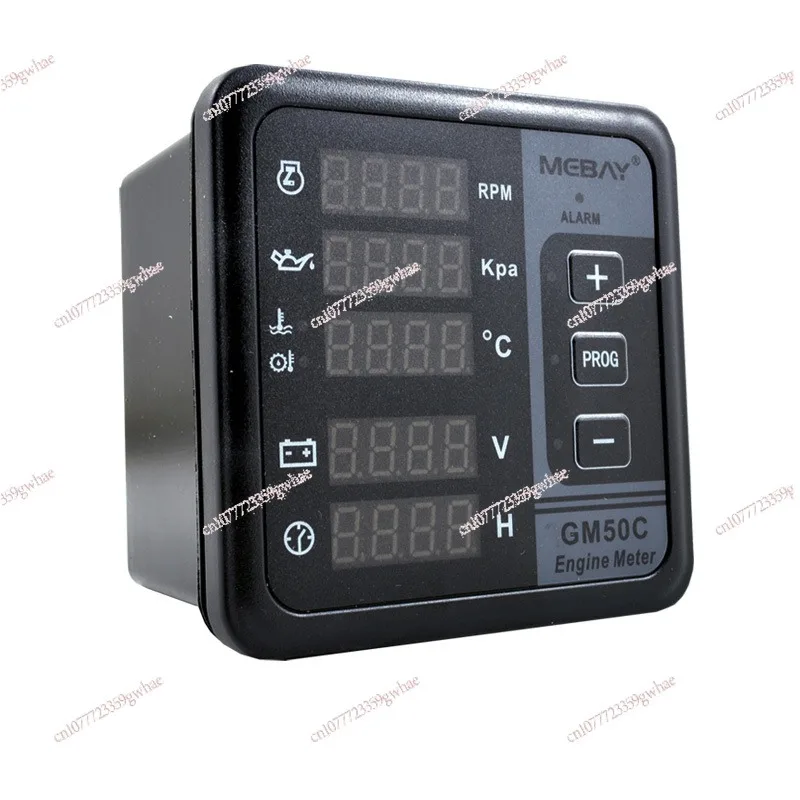 Digital GM50H Instrument Diesel Engine Controller Vehicle Marine Monitor Electronic Water Temperature Oil Pressure Tachometer
Digital GM50H Instrument Diesel Engine Controller Vehicle Marine Monitor Electronic Water Temperature Oil Pressure Tachometer