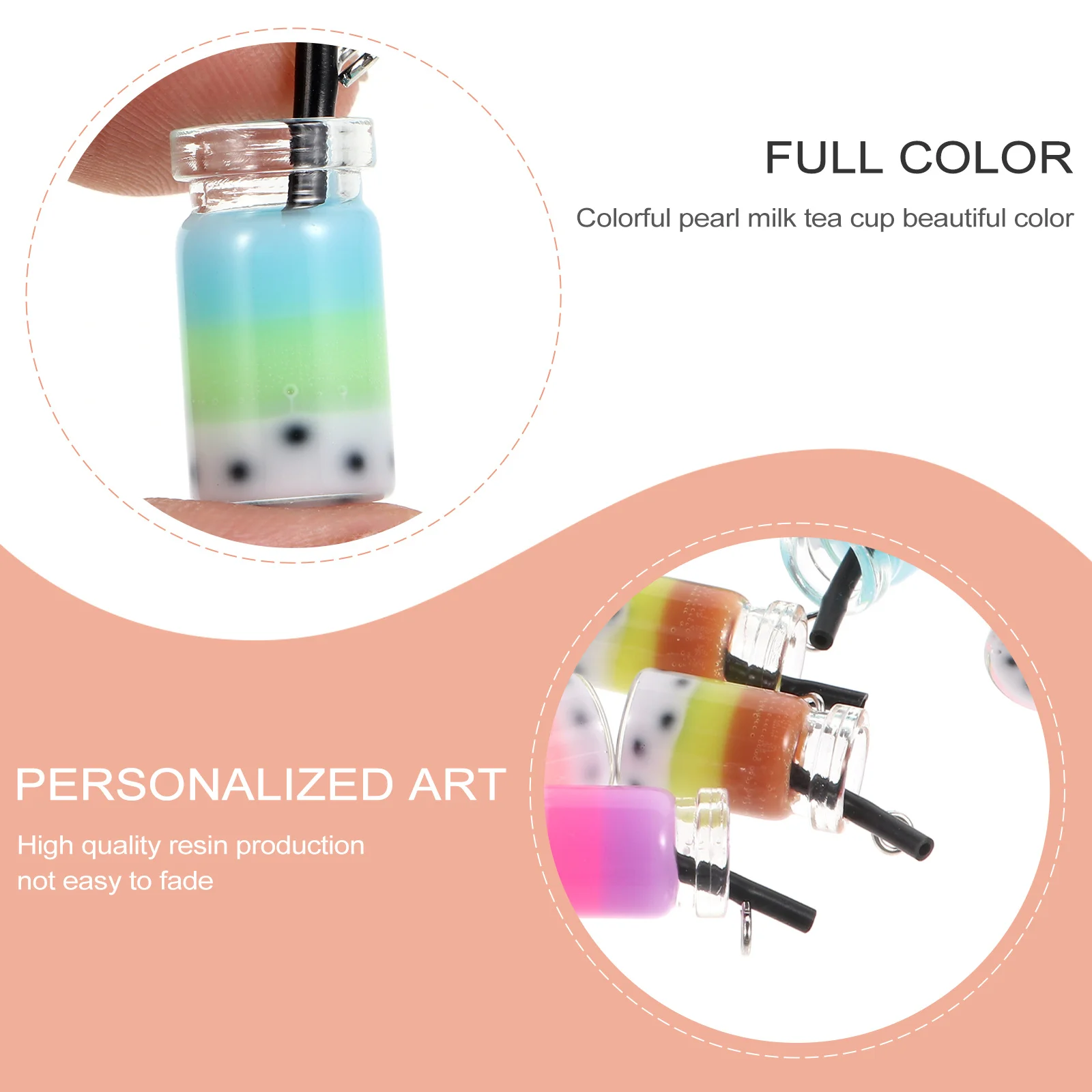 12Pcs Milk Tea Resin Charms Pendants Hanging Hole for DIY Keychain Jewelry Bracelets Bubble Tea Craft Accessories
12Pcs Milk Tea Resin Charms Pendants Hanging Hole for DIY Keychain Jewelry Bracelets Bubble Tea Craft Accessories