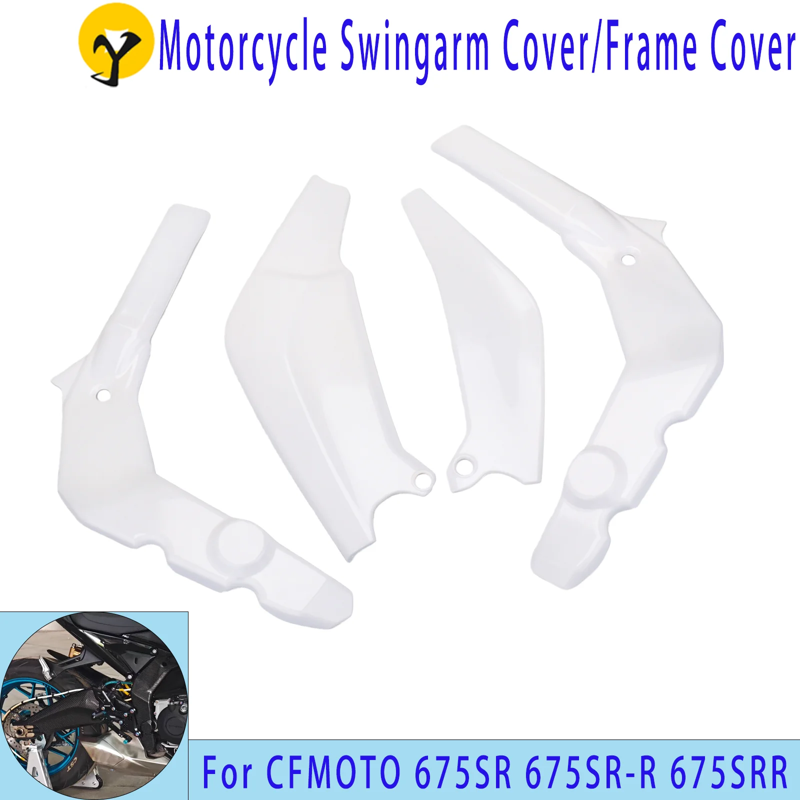 Suitable for CFMOTO 675SR/SR-R aftermarket frame guard housing, rear swingarm, engine guard accessories, fairing kit components
Suitable for CFMOTO 675SR/SR-R aftermarket frame guard housing, rear swingarm, engine guard accessories, fairing kit components