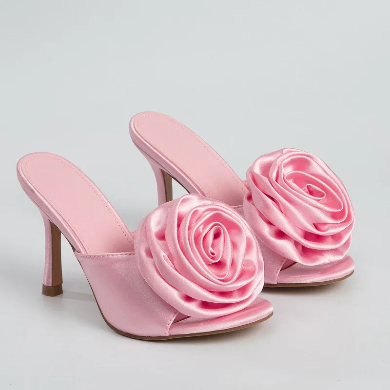 ALIDI2024 New Flower Satin Women's High Heel Outdoor Slippers Summer Girls Casual Pink Apricot Party Commuter Sandals Size 35-42
ALIDI2024 New Flower Satin Women's High Heel Outdoor Slippers Summer Girls Casual Pink Apricot Party Commuter Sandals Size 35-42