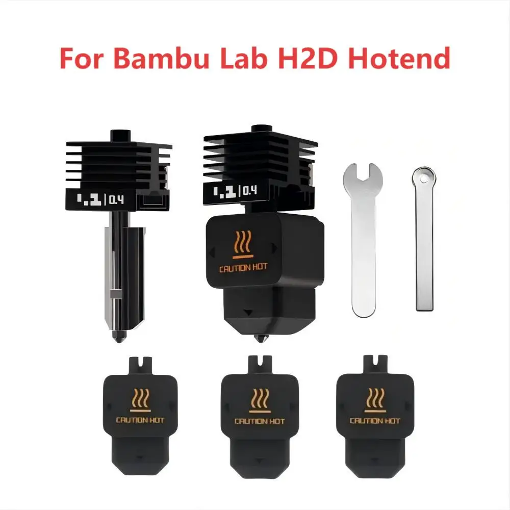 Для комплекта Hotend Bambu Lab H2D с насадкой из закаленной стали 0,2/0,4/0,6/0,8 мм, замена горячего конца для лазера Bambulab H2D/A1/A1 Mini
Для комплекта Hotend Bambu Lab H2D с насадкой из закаленной стали 0,2/0,4/0,6/0,8 мм, замена горячего конца для лазера Bambulab H2D/A1/A1 Mini
