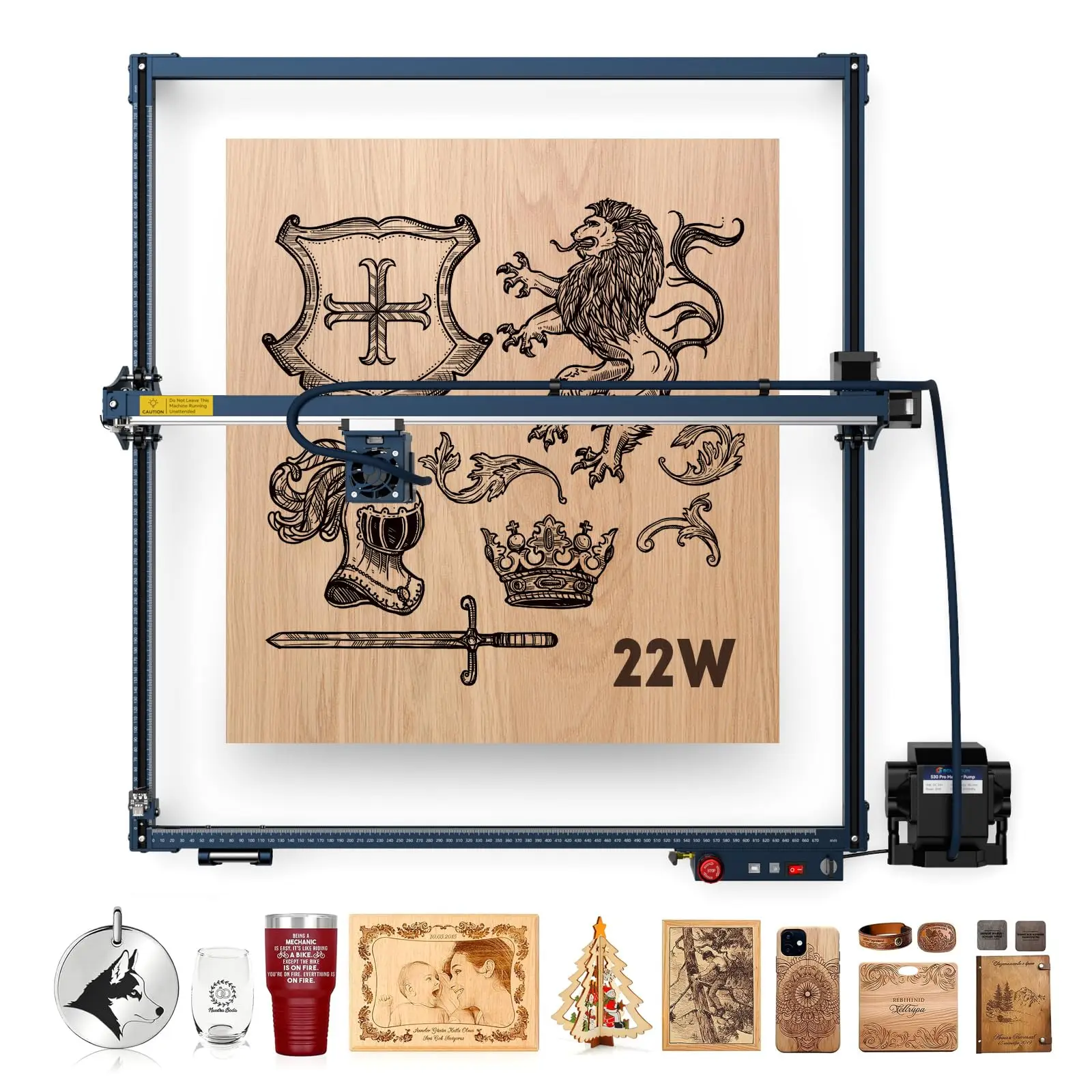 SCULPFUN S30 Ultra 22W High Power DIY Laser Cutter and Engraver Automatic Laser Engraving Machine for Metal and Stainless Steel
SCULPFUN S30 Ultra 22W High Power DIY Laser Cutter and Engraver Automatic Laser Engraving Machine for Metal and Stainless Steel