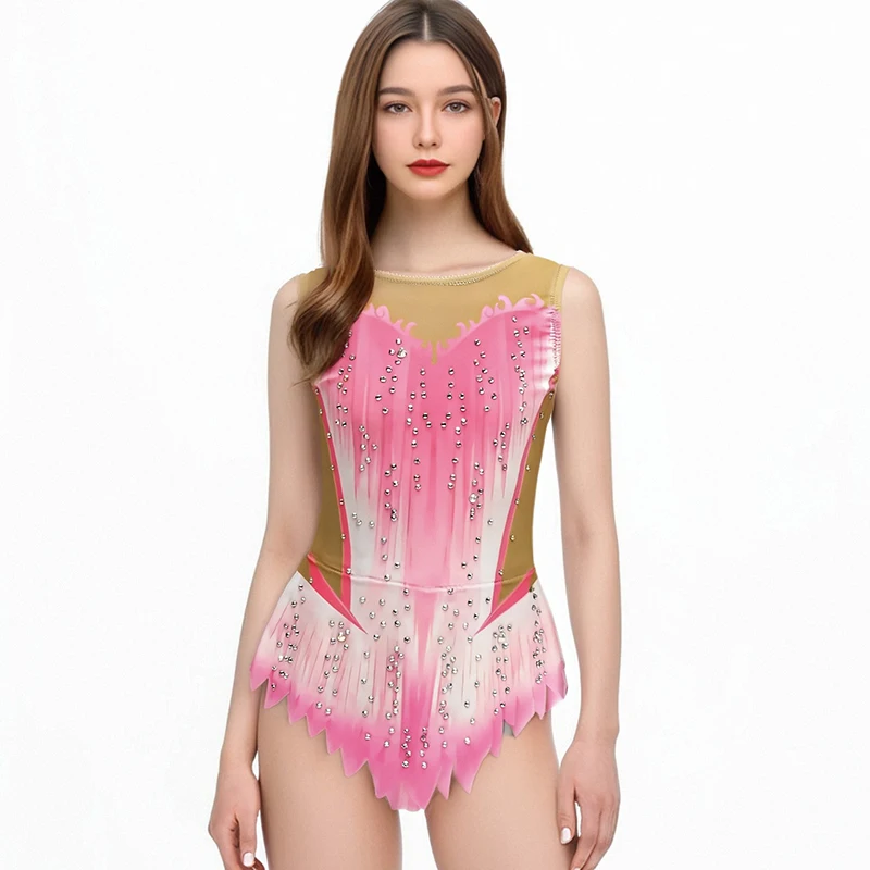 LIUHUO Rhythmic Gymnastics Leotard Pink Acrobatics gymnastics leotards For Girls
LIUHUO Rhythmic Gymnastics Leotard Pink Acrobatics gymnastics leotards For Girls