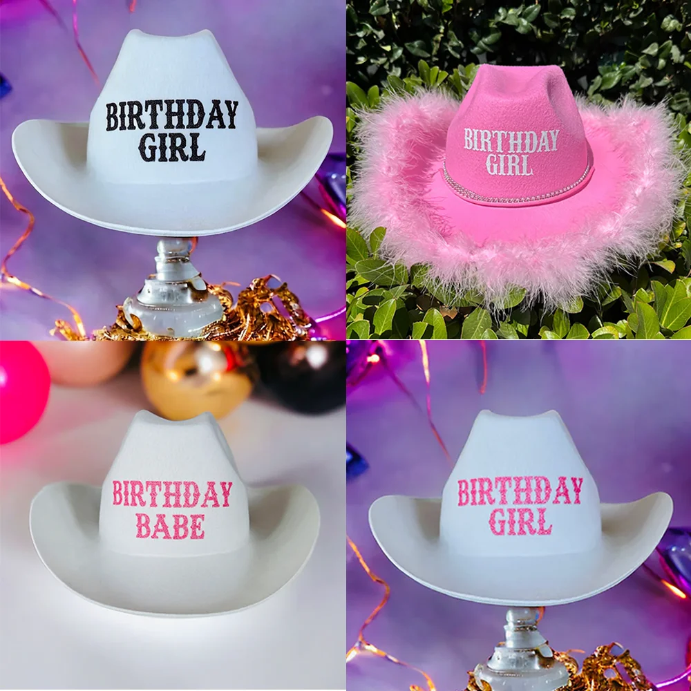 Western Theme Birthday Girl/Babe Cowgirl Hat Nashville Austin Birthday Party Accessories 18th 21th 30th Exquisite Gift for Her
Western Theme Birthday Girl/Babe Cowgirl Hat Nashville Austin Birthday Party Accessories 18th 21th 30th Exquisite Gift for Her
