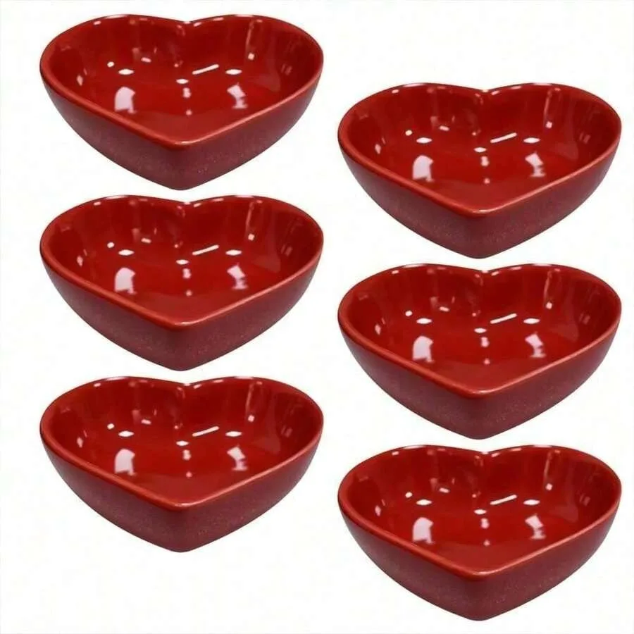 Pink 6 Pcs Heart Shaped Porcelain Soy Sauce Dish Ceramic Dip Dipping Bowls 1.65 Oz For Dinner Baking BBQ And Cooking WS
Pink 6 Pcs Heart Shaped Porcelain Soy Sauce Dish Ceramic Dip Dipping Bowls 1.65 Oz For Dinner Baking BBQ And Cooking WS