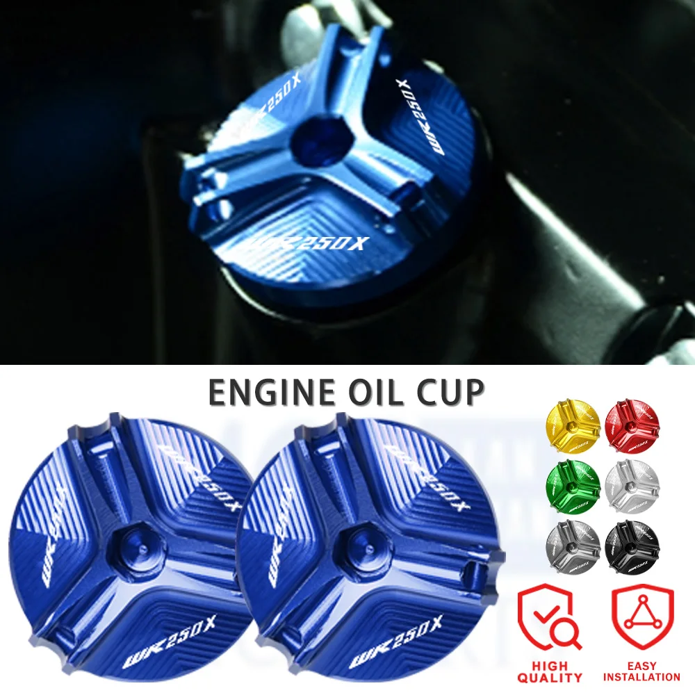 Oil Filler Cover For Yamaha WR250 WR250X WR 250 X 2007-2020 2019 2018 2017 Motorcycle CNC Accessories Engine Plug Filter Cap
Oil Filler Cover For Yamaha WR250 WR250X WR 250 X 2007-2020 2019 2018 2017 Motorcycle CNC Accessories Engine Plug Filter Cap