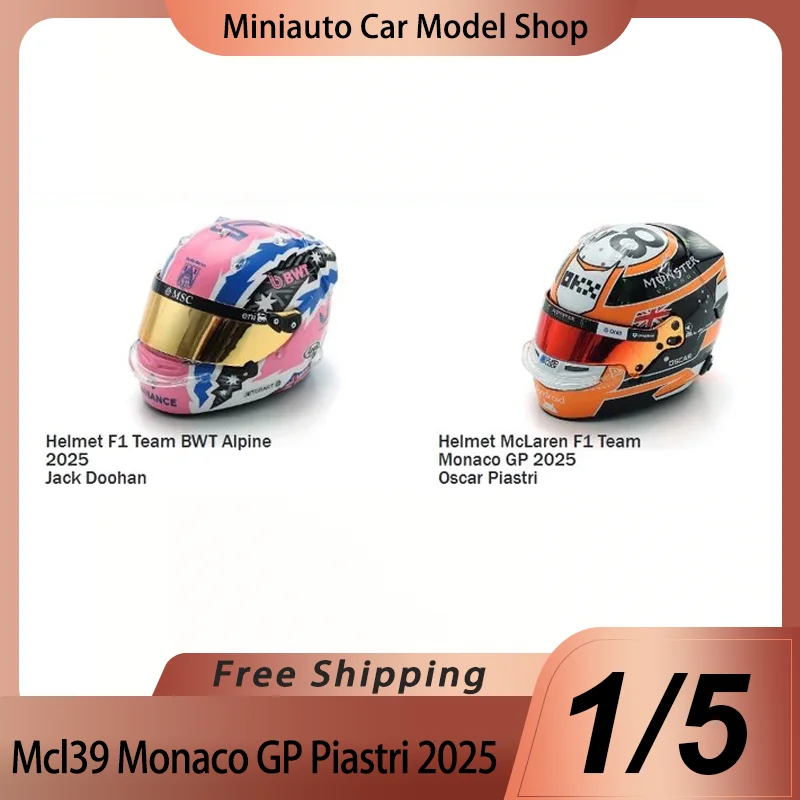 New In Stock Spark 1:5 Mclaren Mcl39 Monaco Gp 2025 Oscar Piastri Helmet BWT Alpine 2025 Jack Doohan Resin Model Toy Kids Gift
New In Stock Spark 1:5 Mclaren Mcl39 Monaco Gp 2025 Oscar Piastri Helmet BWT Alpine 2025 Jack Doohan Resin Model Toy Kids Gift