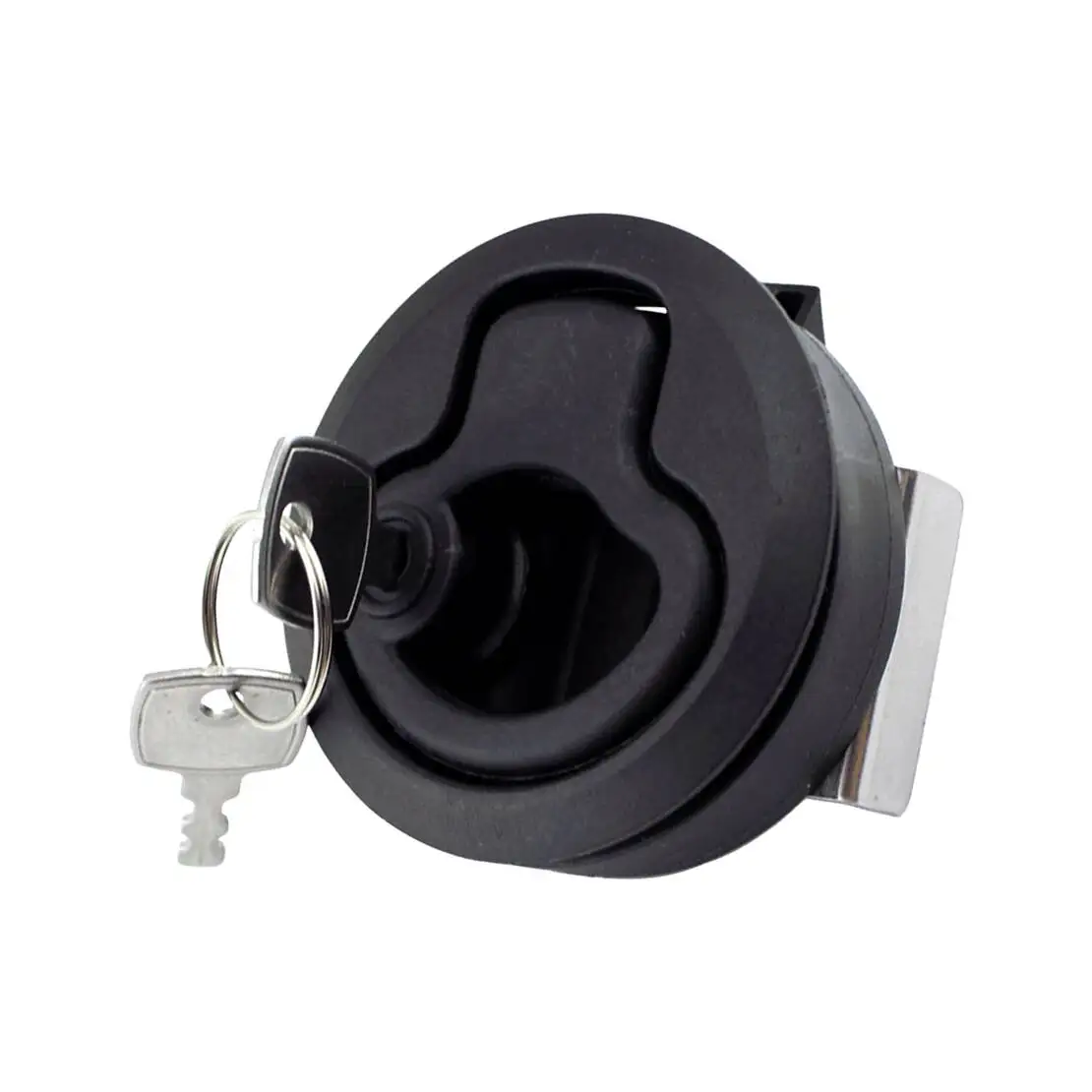 2" Plastic Black Flush Pull Slam Latch With Lock Universal for RV Boat Marine Deck Hatch Door
2" Plastic Black Flush Pull Slam Latch With Lock Universal for RV Boat Marine Deck Hatch Door