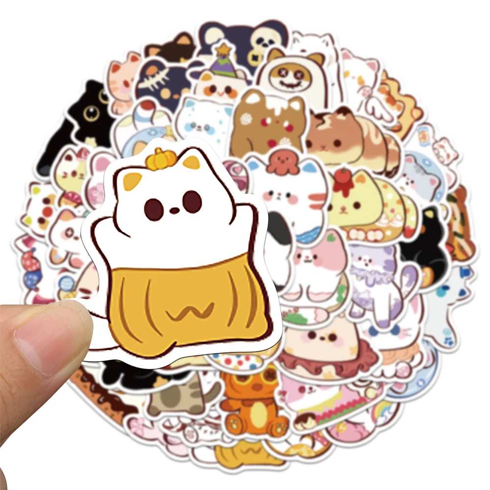 10/30/50pcs Funny Cartoon Bean Eyes Cat Stickers Cute Anime Kitten Graffiti Sticker DIY Skateboard Fridge Phone Decals Wholesale
10/30/50pcs Funny Cartoon Bean Eyes Cat Stickers Cute Anime Kitten Graffiti Sticker DIY Skateboard Fridge Phone Decals Wholesale