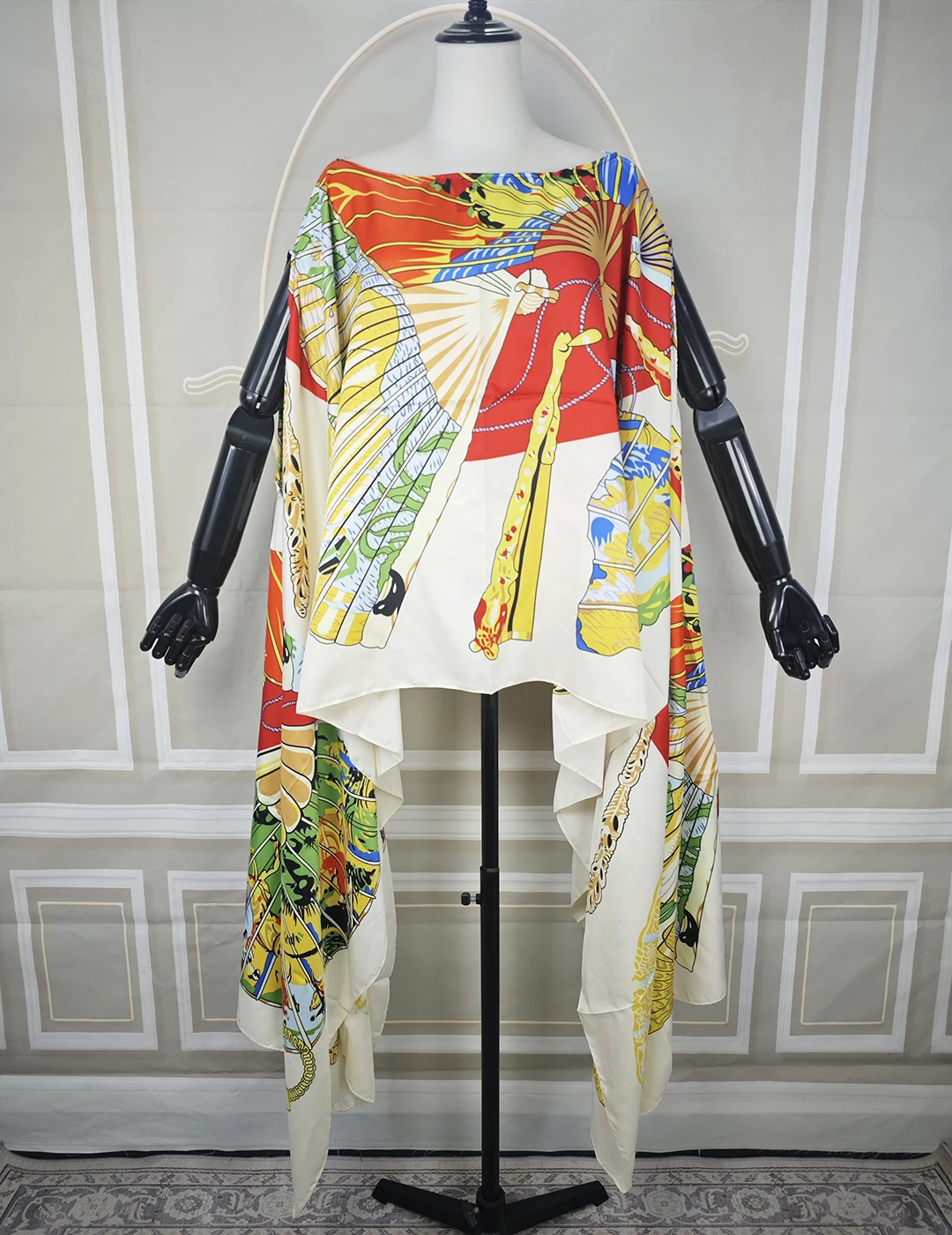 Summer European Popular Boho Printed Ruffle Tunic For Lady Free Size African Lady Beach Vacation Twill Silk Blouse Muslim
Summer European Popular Boho Printed Ruffle Tunic For Lady Free Size African Lady Beach Vacation Twill Silk Blouse Muslim