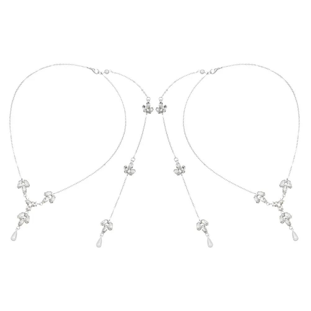 2 Pcs Backless Necklace Rhinestone Bridal Jewelry Set Women Wedding Accessories Bridesmaid Party Evening Glamorous Elegant
2 Pcs Backless Necklace Rhinestone Bridal Jewelry Set Women Wedding Accessories Bridesmaid Party Evening Glamorous Elegant